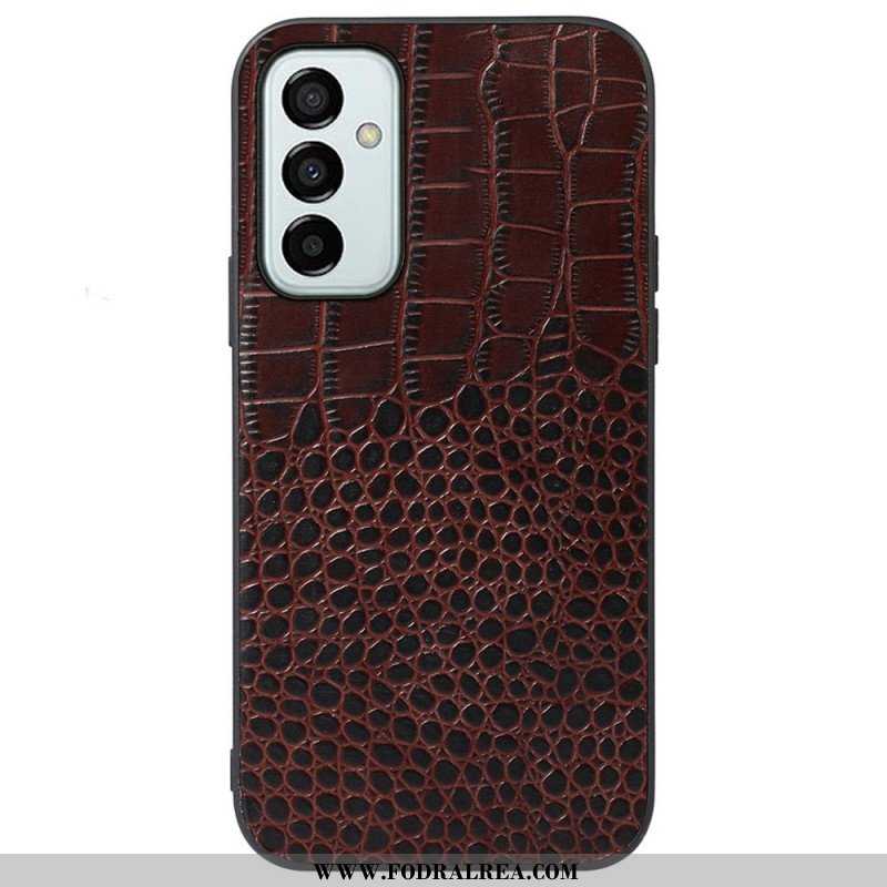 Skal Samsung Galaxy M23 5G Äkta Crocodile Texture Läder