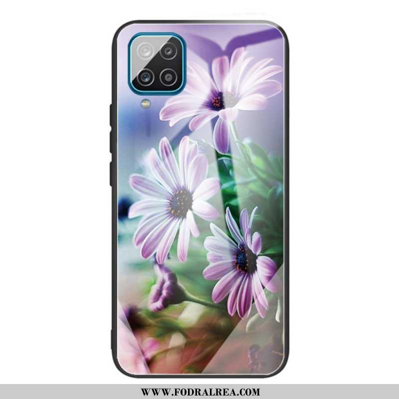 Skal Samsung Galaxy M32 Härdat Glas Blommor