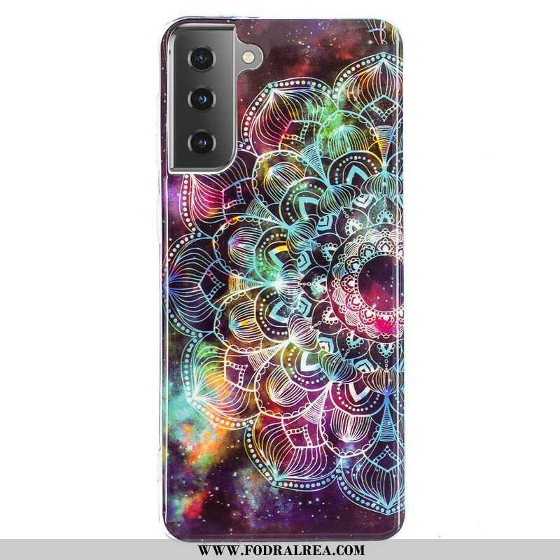 Skal Samsung Galaxy S21 5G Fluorescerande Blommig Serie