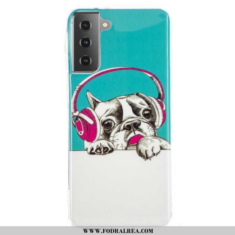 Skal Samsung Galaxy S21 5G Fluorescerande Hund