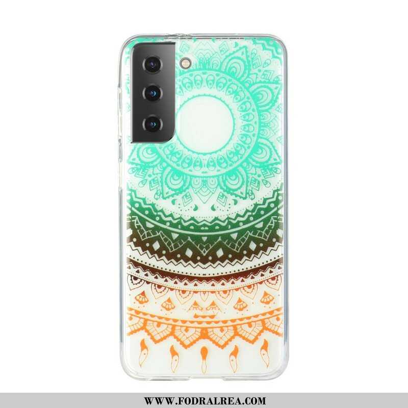 Skal Samsung Galaxy S21 5G Sömlös Blomma Mandala