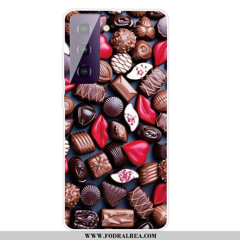 Skal Samsung Galaxy S21 FE Flexibel Choklad