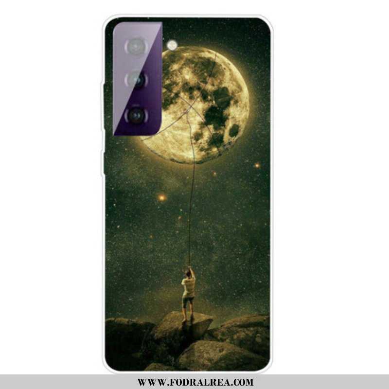 Skal Samsung Galaxy S21 FE Flexibel Moon Man