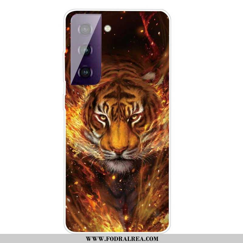 Skal Samsung Galaxy S21 FE Flexibel Tiger