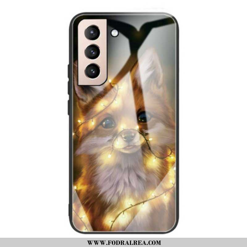 Skal Samsung Galaxy S21 FE Fox Härdat Glas