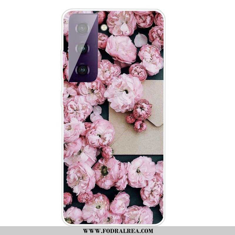 Skal Samsung Galaxy S21 FE Intensiva Blommor