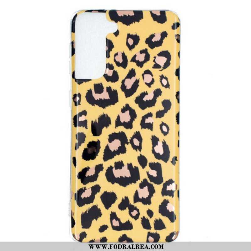 Skal Samsung Galaxy S21 Plus 5G Leopard Stil Marmor