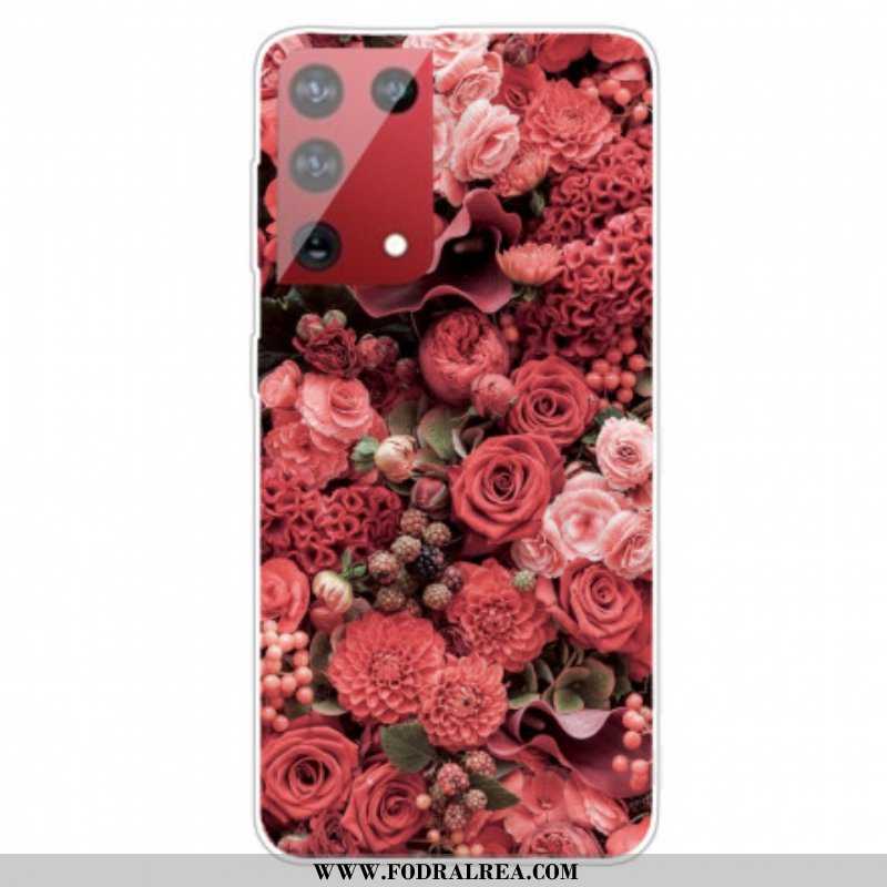 Skal Samsung Galaxy S21 Ultra 5G Intensiva Blommor