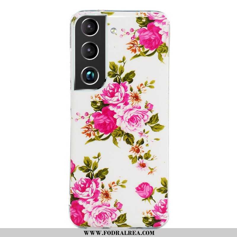 Skal Samsung Galaxy S22 5G Fluorescerande Liberty Flowers