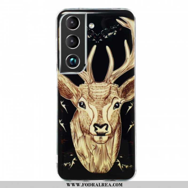 Skal Samsung Galaxy S22 5G Fluorescerande Majestic Deer