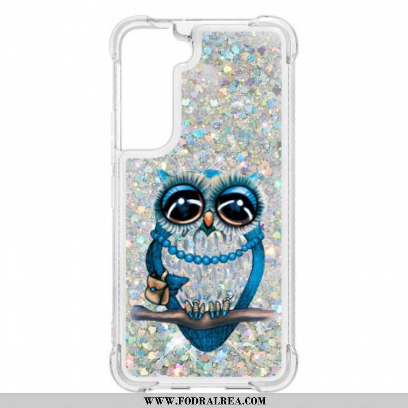 Skal Samsung Galaxy S22 5G Miss Owl Paljetter