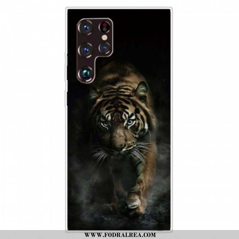 Skal Samsung Galaxy S22 Ultra 5G Flexibel Tiger