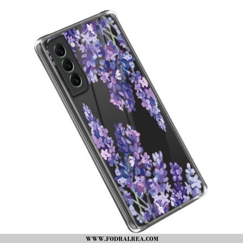 Skal Samsung Galaxy S23 5G Sömlösa Lila Blommor