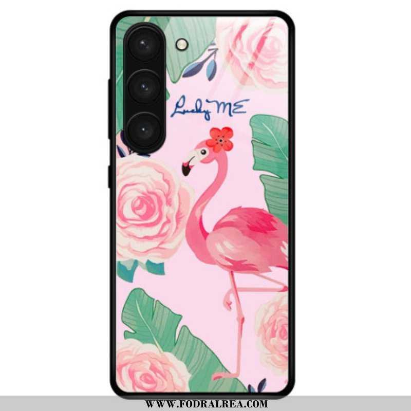 Skal Samsung Galaxy S23 Plus 5G Flamingo Härdat Glas