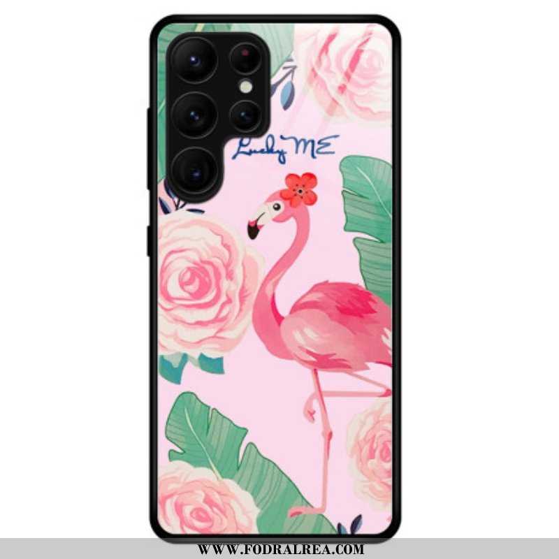 Skal Samsung Galaxy S23 Ultra 5G Flamingo Härdat Glas