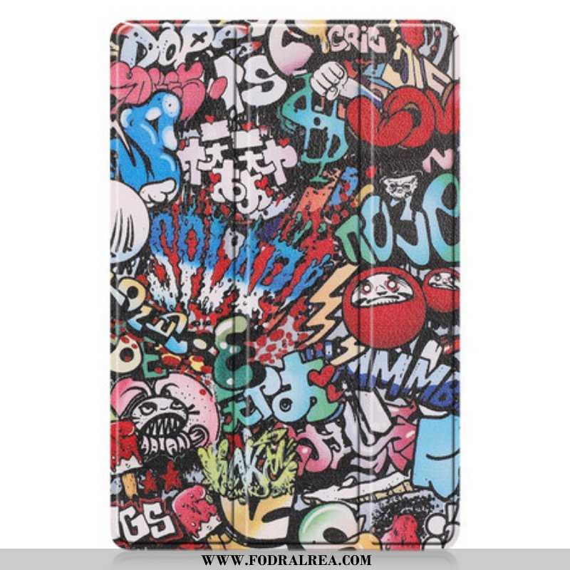 Skal Samsung Galaxy Tab S8 Plus / Tab S7 Plus Graffiti Pennhållare