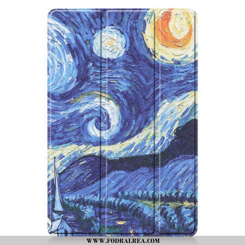 Skal Samsung Galaxy Tab S8 / Tab S7 Pennhållare För Starry Night