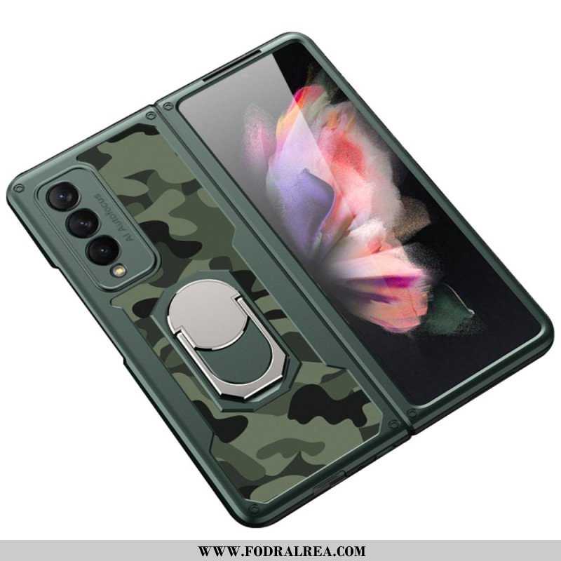 Skal Samsung Galaxy Z Fold 3 5G Camouflage Ring-support Gkk