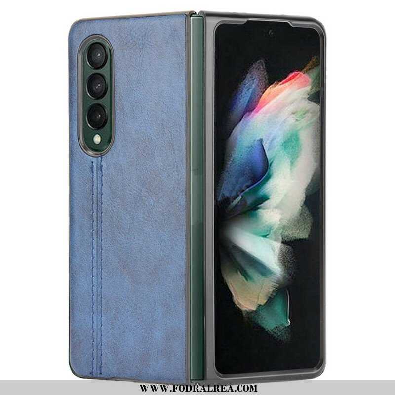 Skal Samsung Galaxy Z Fold 3 5G Couture Lädereffekt