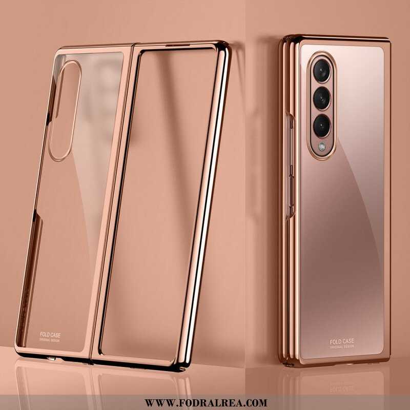 Skal Samsung Galaxy Z Fold 3 5G Transparenta Metalliska Kanter