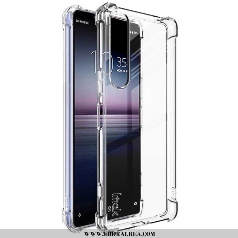 Skal Sony Xperia 1 IV Transparent Med Imak Screen Film