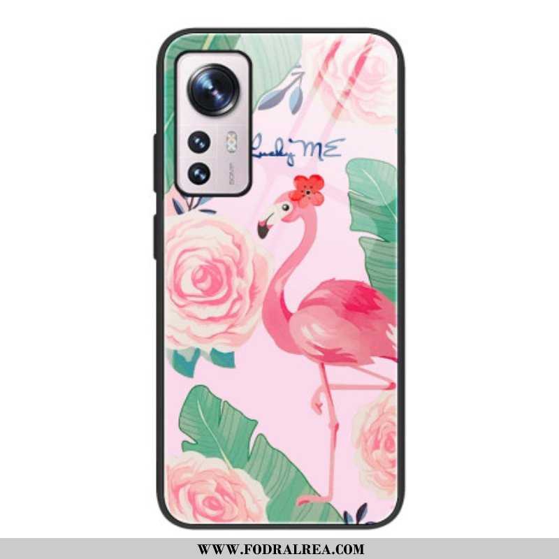 Skal Xiaomi 12 / 12X Flamingo Härdat Glas