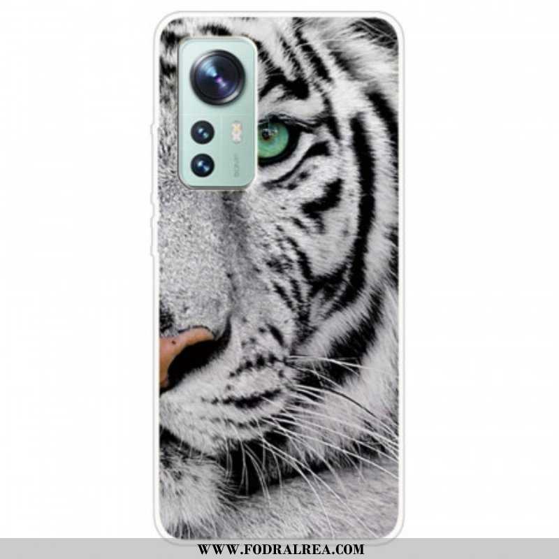 Skal Xiaomi 12 Pro Vit Tiger