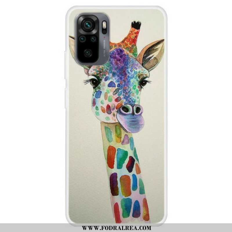 Skal Xiaomi Redmi Note 10 / 10S Färgglad Giraff