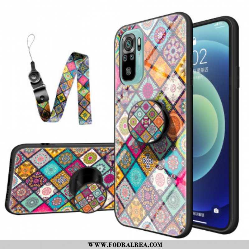 Skal Xiaomi Redmi Note 10 / 10S Patchwork Magnetisk Hållare