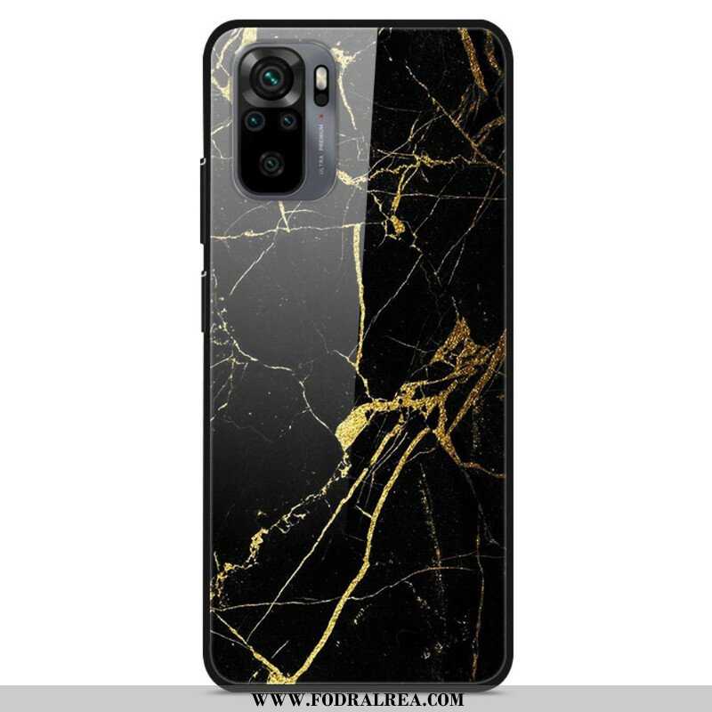 Skal Xiaomi Redmi Note 10 / 10S Supreme Marble Härdat Glas