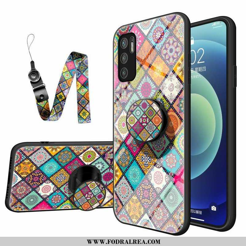 Skal Xiaomi Redmi Note 10 5G Patchwork Magnetisk Hållare