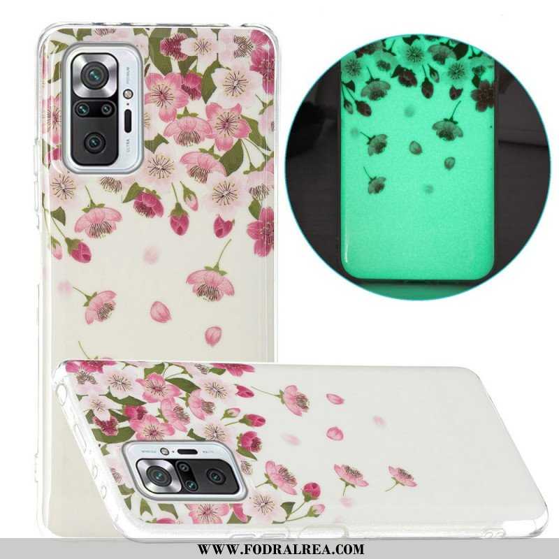 Skal Xiaomi Redmi Note 10 Pro Fluorescerande Flower Series