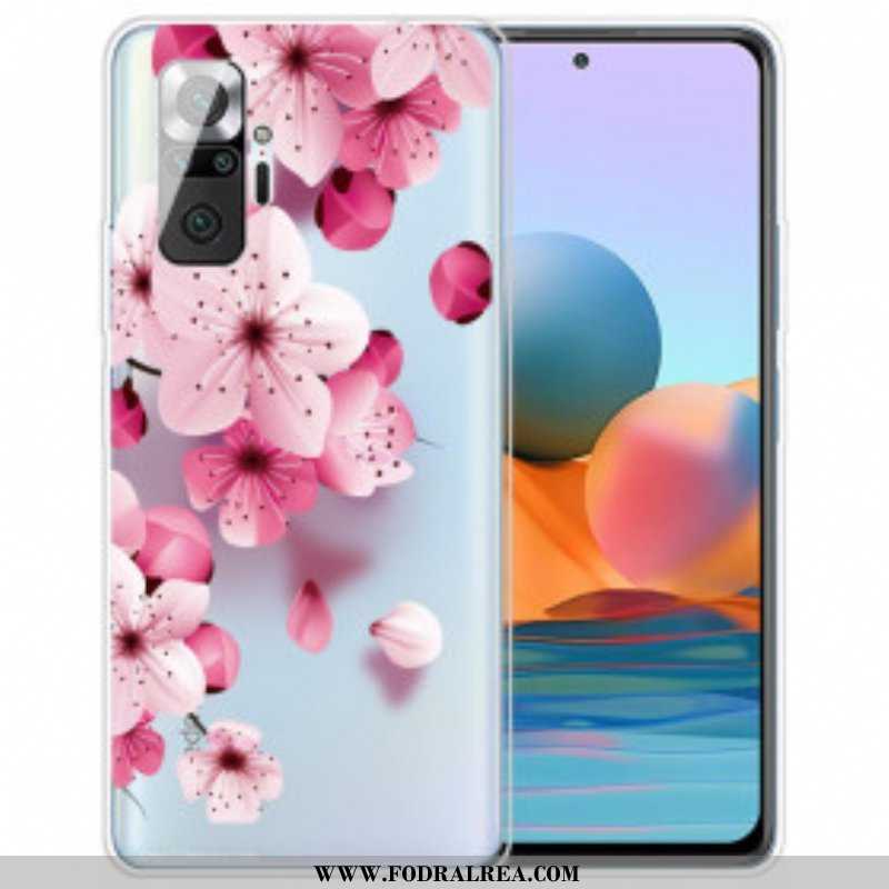 Skal Xiaomi Redmi Note 10 Pro Små Rosa Blommor