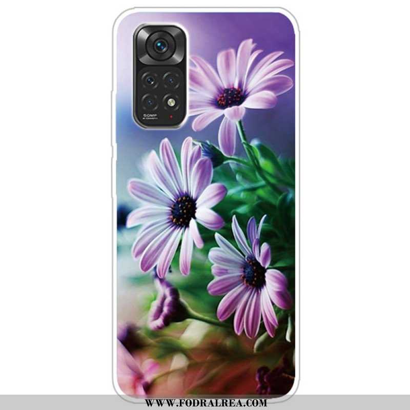 Skal Xiaomi Redmi Note 11 / 11S Realistiska Blommor