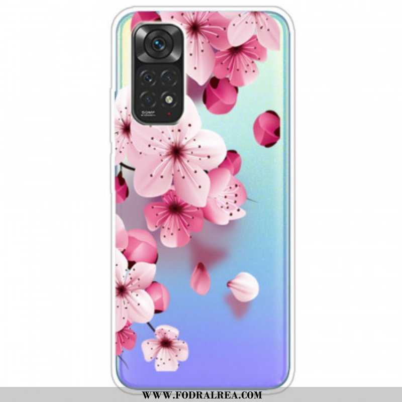 Skal Xiaomi Redmi Note 11 / 11S Små Rosa Blommor