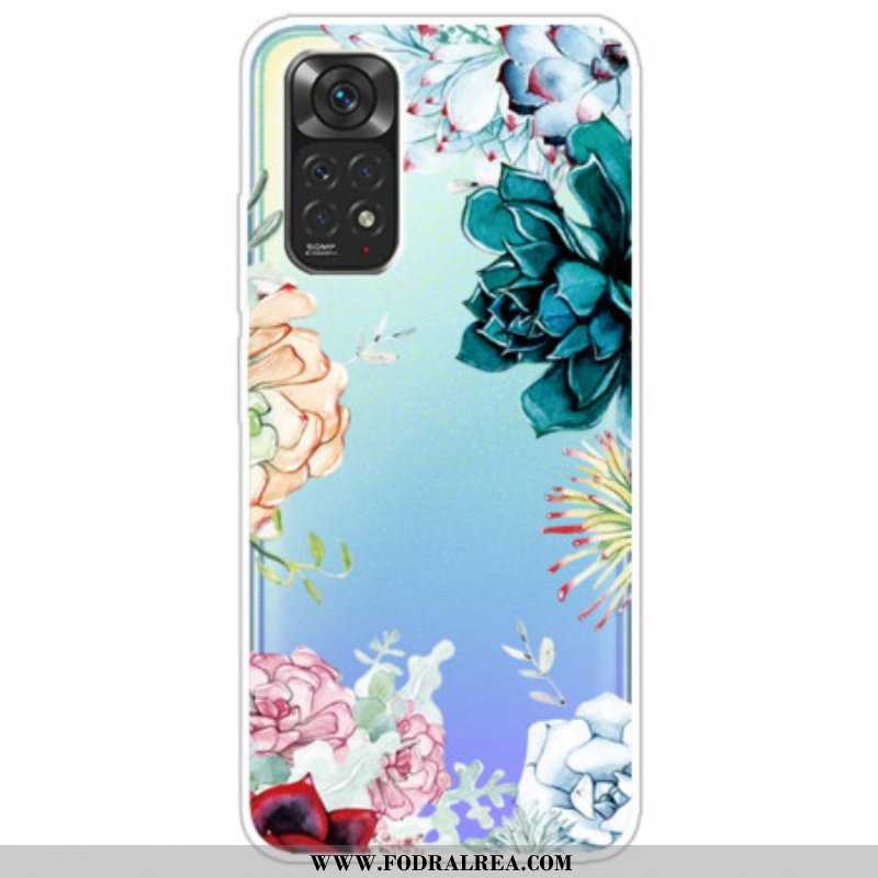 Skal Xiaomi Redmi Note 11 / 11S Sömlös Akvarell Blommor