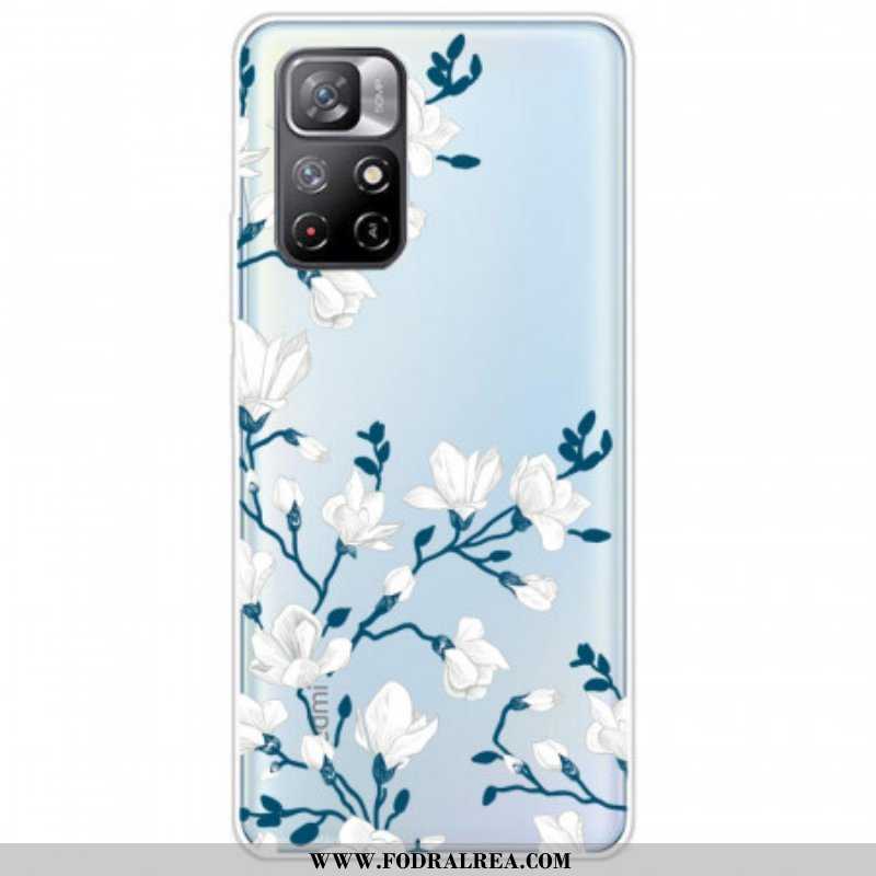 Skal Xiaomi Redmi Note 11 Pro Plus 5G Vita Blommor