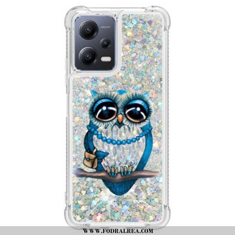 Skal Xiaomi Redmi Note 12 5G Paljetter Miss Owl