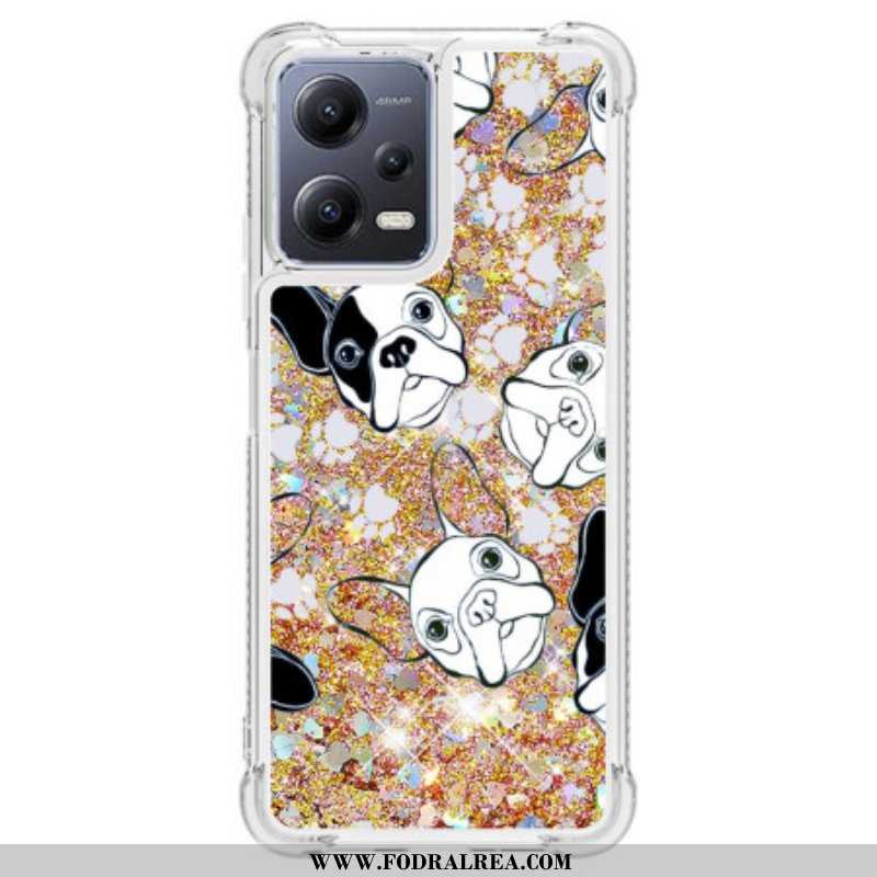 Skal Xiaomi Redmi Note 12 5G Paljetter Mr Dog