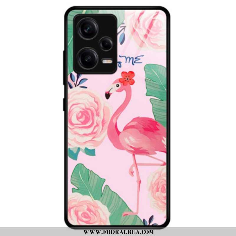 Skal Xiaomi Redmi Note 12 Pro Flamingo Härdat Glas