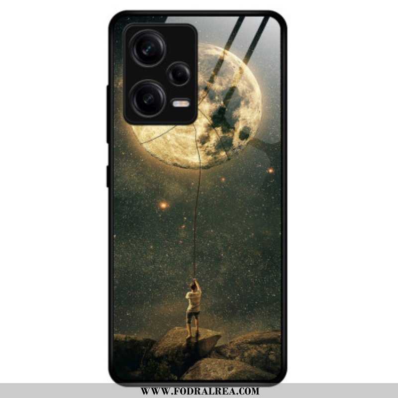 Skal Xiaomi Redmi Note 12 Pro Moon Man Härdat Glas