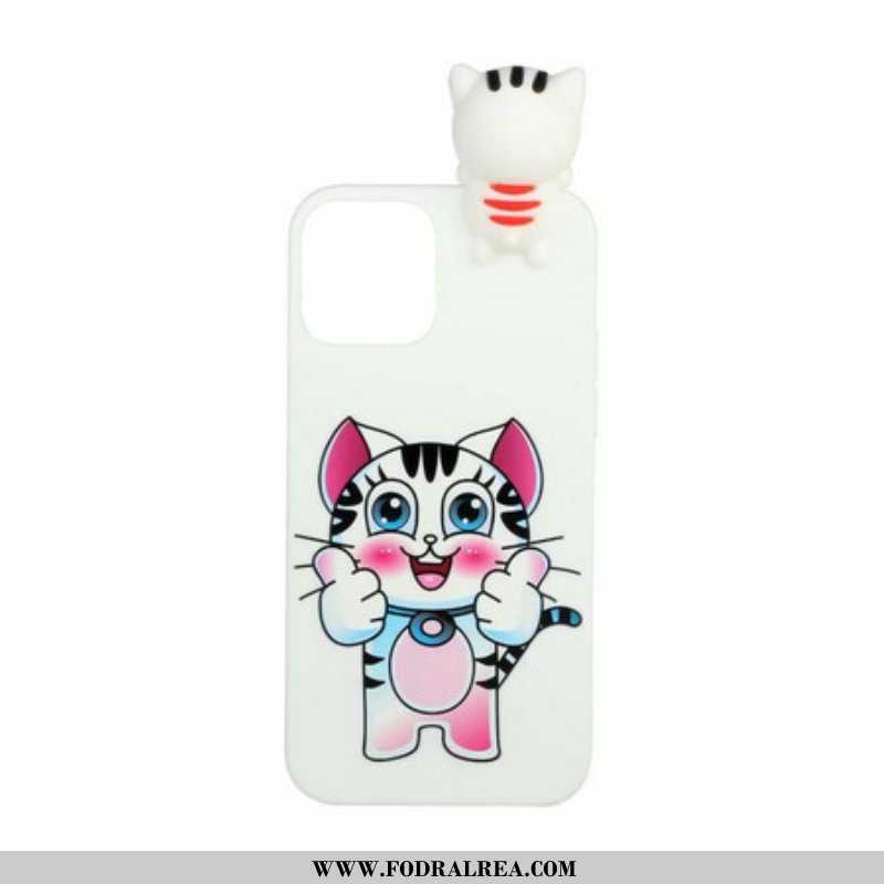 Skal iPhone 13 Mini 3d Cat Fun