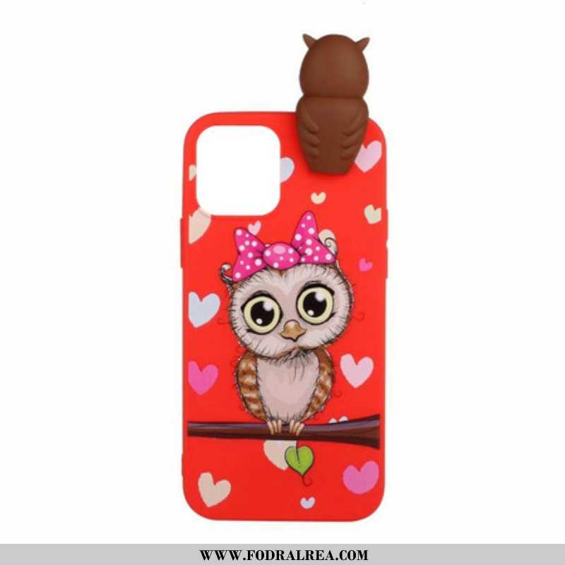 Skal iPhone 13 Mini Miss Owl 3d