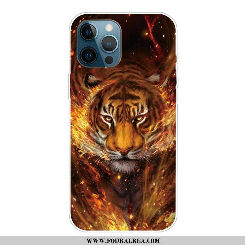 Skal iPhone 13 Pro Max Flexibel Tiger