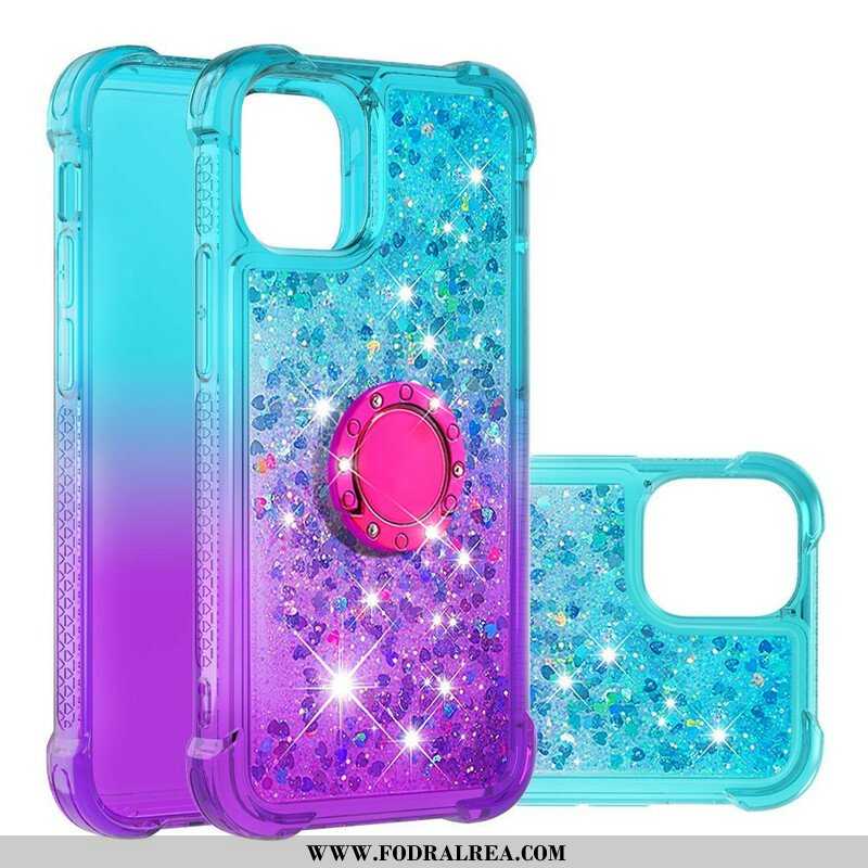 Skal iPhone 13 Pro Max Glitter Ring-bracket