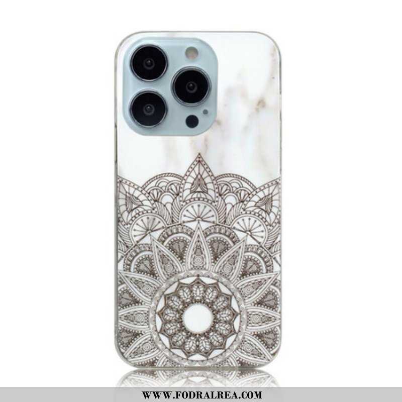 Skal iPhone 13 Pro Max Marmorerad Mandala