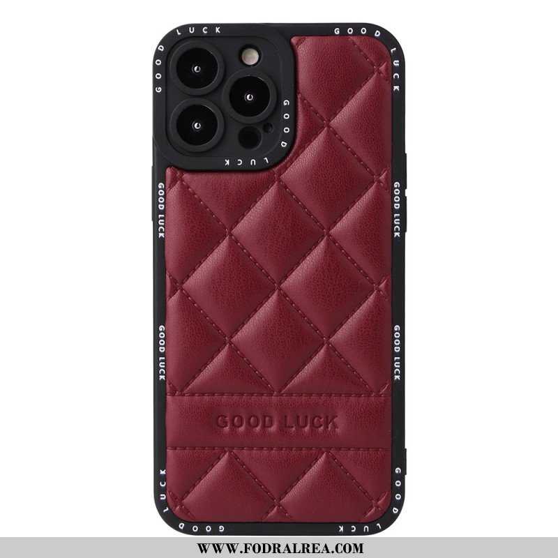 Skal iPhone 14 Pro Lycka Till Quilted