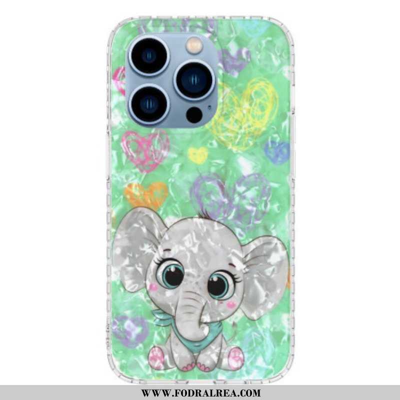 Skal iPhone 14 Pro Max Snygg Elefant