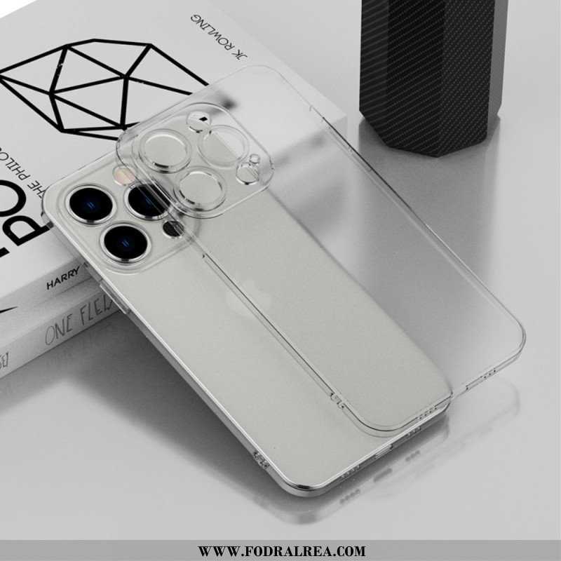 Skal iPhone 14 Transparent Metallisk Stil