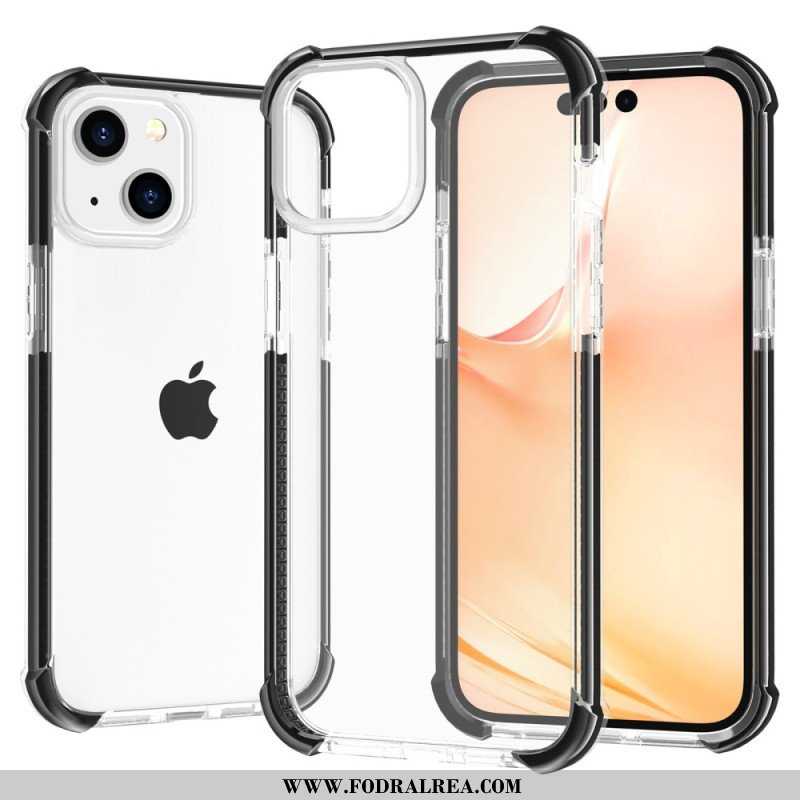 Skal iPhone 14 Transparenta Färgade Kanter